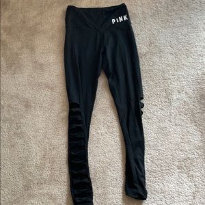 Pink High-Waisted Yoga Pants